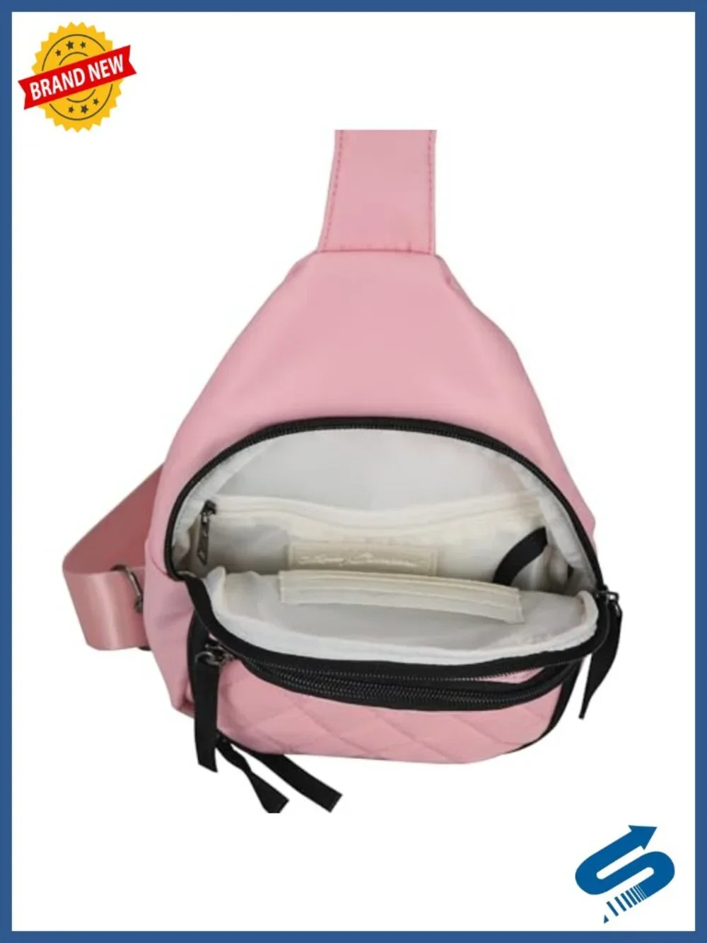 Concealed Carry Nylon Sling Backpack with RFID Protection & EDC Pouch